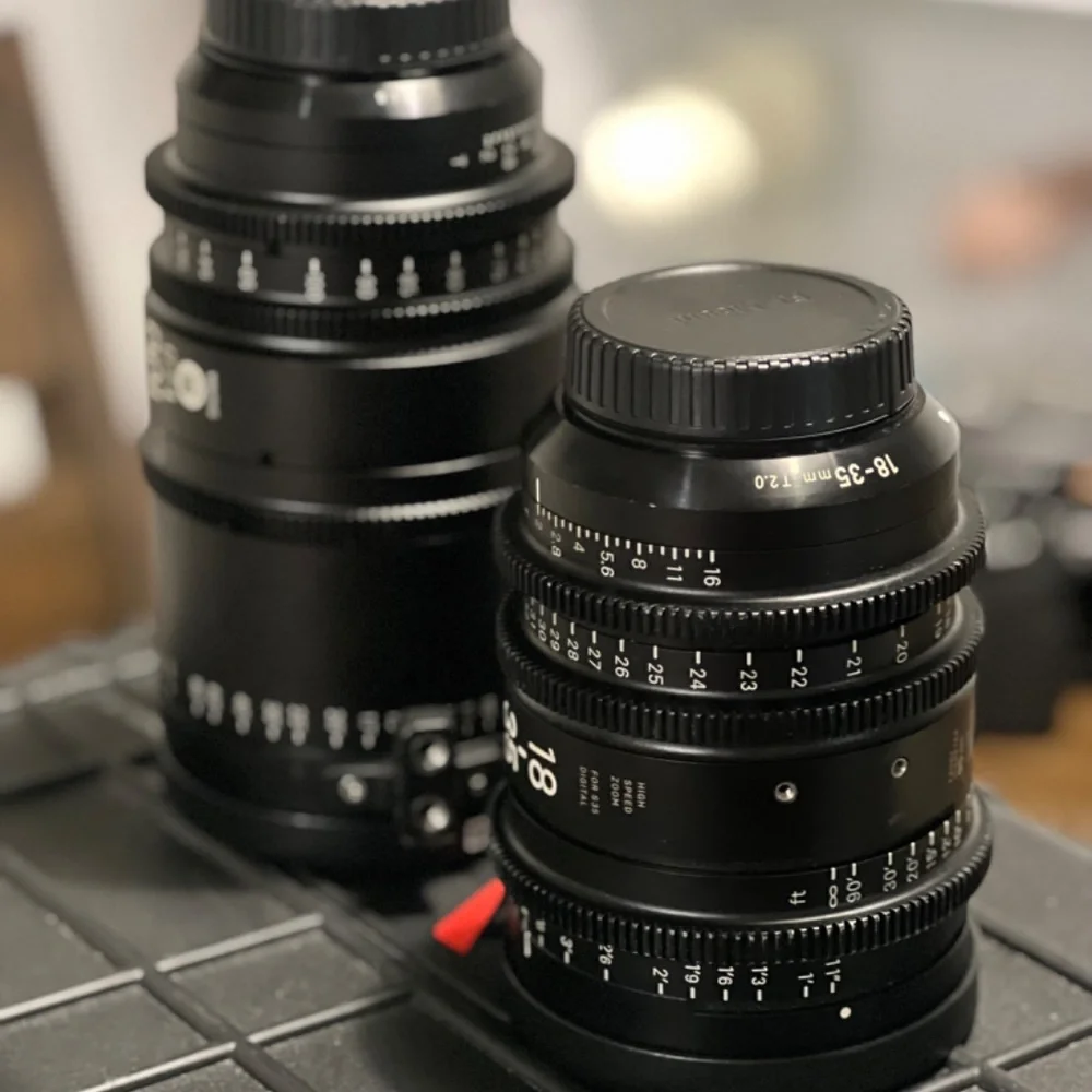 Sigma Cine 18-35mm and 50-100mm Lenses with Case EF for Canon